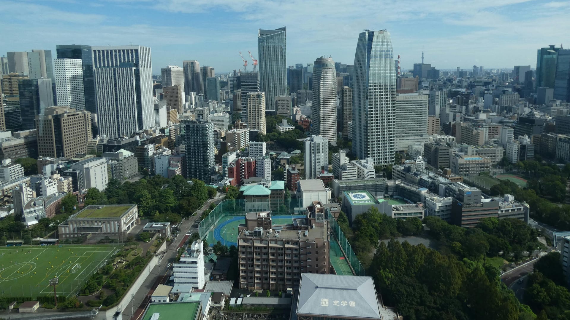 Tokyo City View observation deck skyline panorama from Mori Tower, Roppongi Hills, Tokyo, Japan